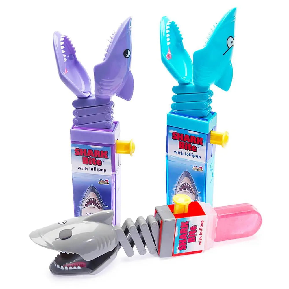 Shark Bite Lollipops: 12-Piece Display