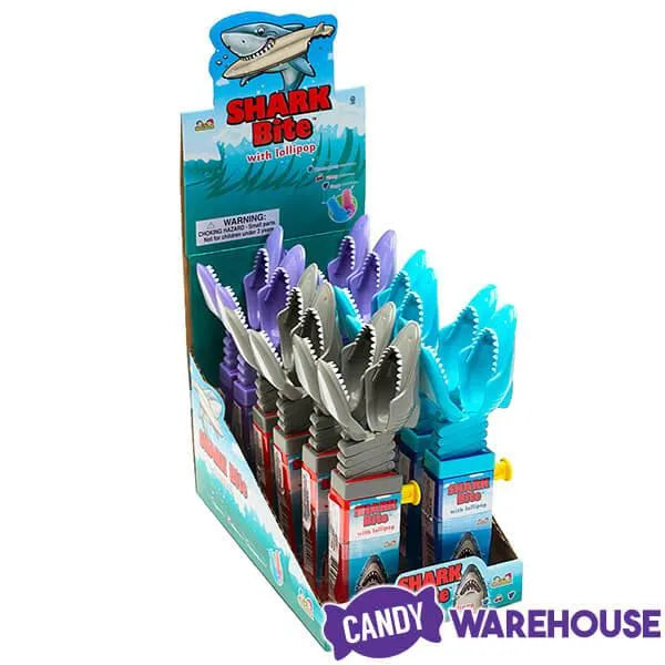 Shark Bite Lollipops: 12-Piece Display