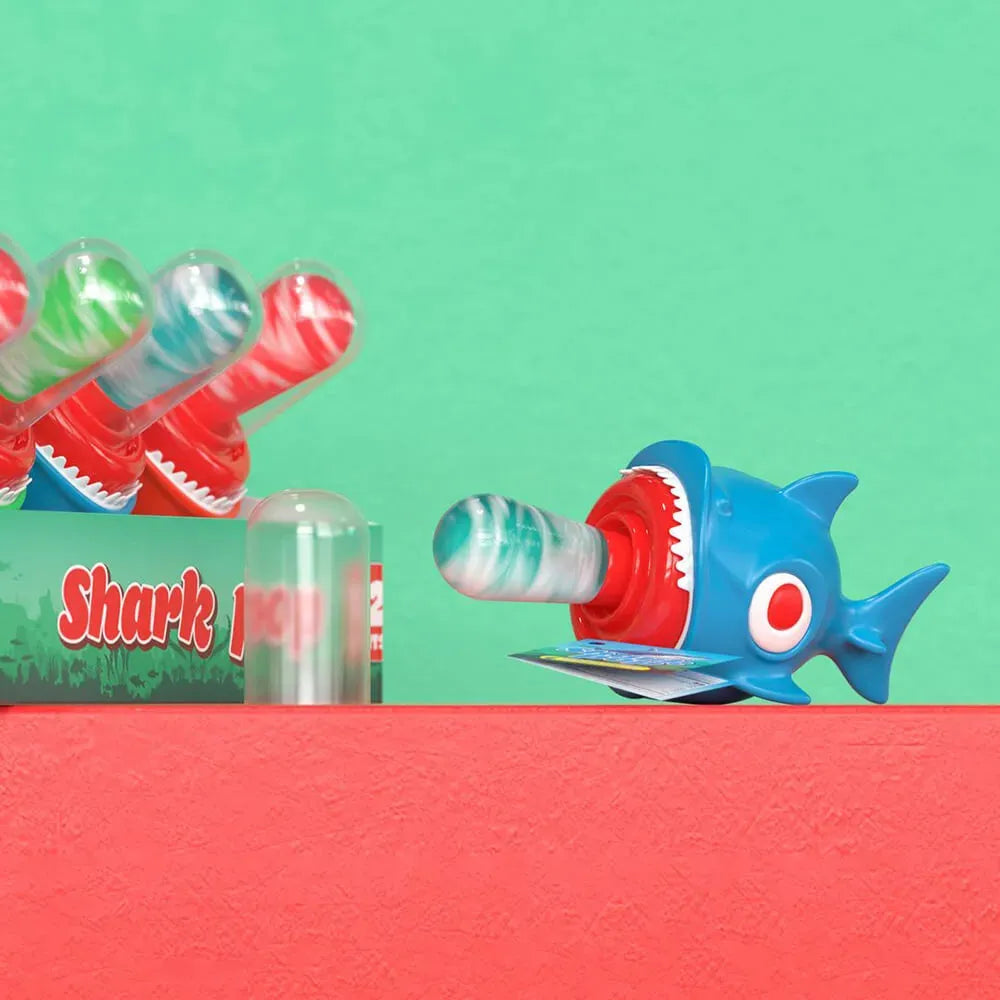 Shark Pop Lollipops: 12-Piece Box