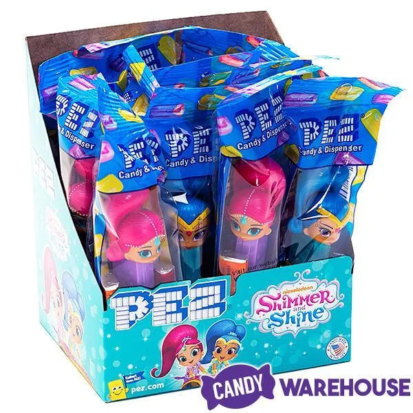 Shimmer and Shine PEZ Candy Packs: 12-Piece Display