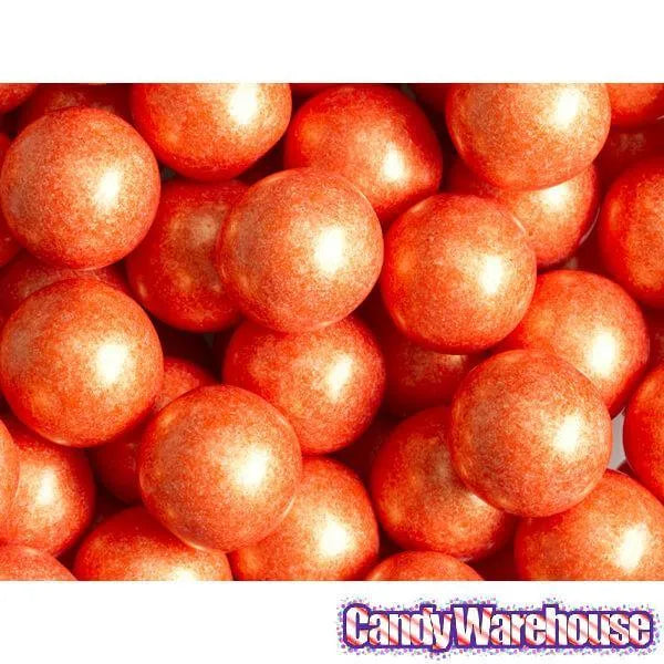 Shimmer Pearl Orange 1-Inch Gumballs: 2LB Bag