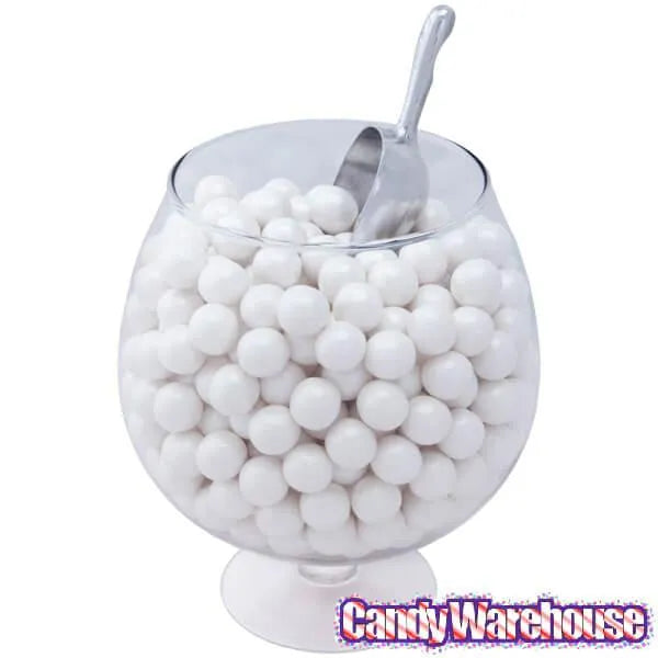 Shimmer Pearl White 1-Inch Gumballs: 2LB Bag