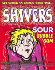 Shivers Sour Bubble Gum Gumballs: 850-Piece Case