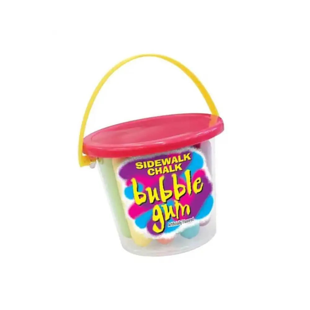 Sidewalk Chalk Bubble Gum Pails: 12-Piece Box