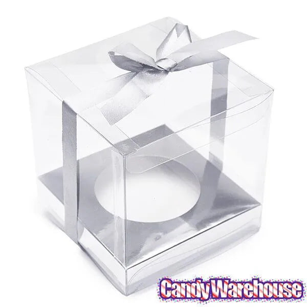 Silver Clear Favor Box Kits: 20-Piece Set