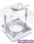 Silver Clear Favor Box Kits: 20-Piece Set