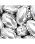 Silver Jordan Almonds: 1LB Bag