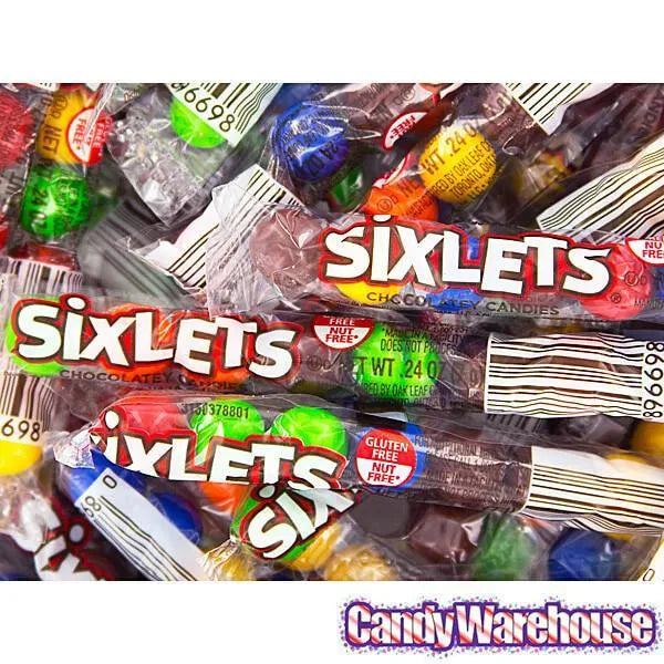 Sixlets 8-Ball Tube Candy Packets: 5LB Bag