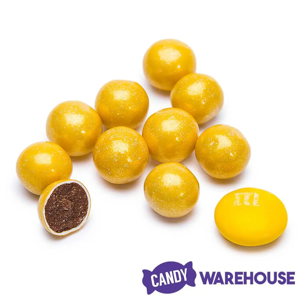 Sixlets Mini Milk Chocolate Balls - Gold: 2LB Bag