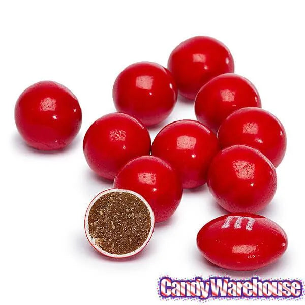 Sixlets Mini Milk Chocolate Balls - Red: 2LB Bag