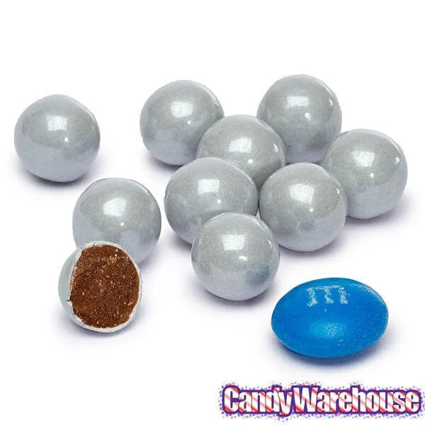 Sixlets Mini Milk Chocolate Balls - Silver: 2LB Bag