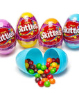 Skittles Candy Filled Plastic Easter Eggs: 12-Piece Display