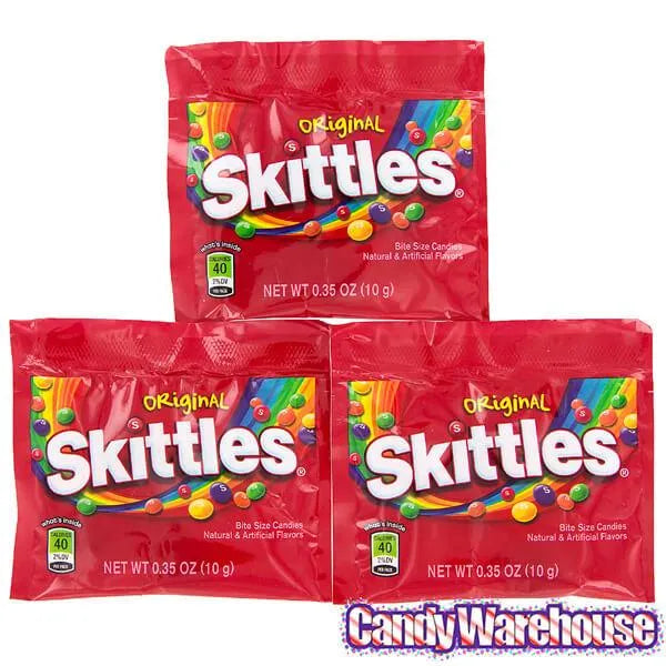 Skittles Candy Fun Size Packs: 100-Piece Box