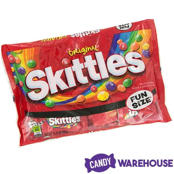 Skittles Candy Fun Size Packs - Original: 20-Piece Bag