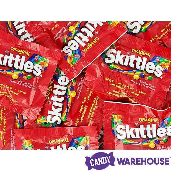 Skittles Candy Fun Size Packs - Original: 20-Piece Bag