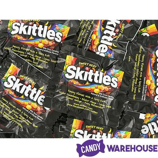 Skittles Candy Fun Size Packs - Sweet Heat: 9.11-Ounce Bag