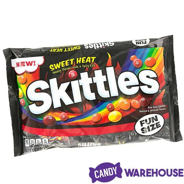 Skittles Candy Fun Size Packs - Sweet Heat: 9.11-Ounce Bag