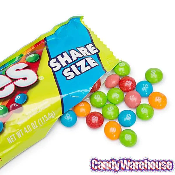 Skittles Candy King Size Packs - Sweets and Sours: 24-Piece Box