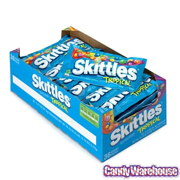 Skittles Candy Packs - Tropical: 36-Piece Box