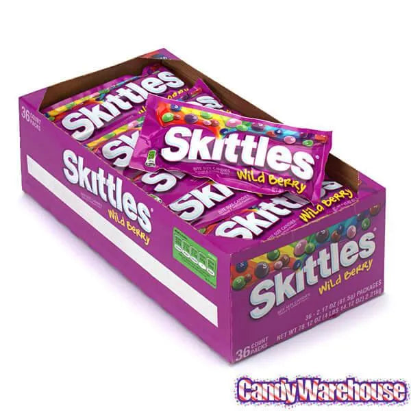 Skittles Candy Packs - Wild Berry: 36-Piece Box