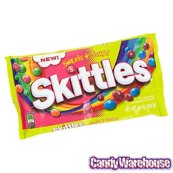 Skittles Candy - Sweets and Sours: 14-Ounce Bag