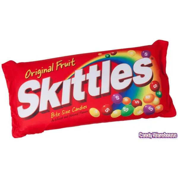 Skittles Squishy Candy Pillow