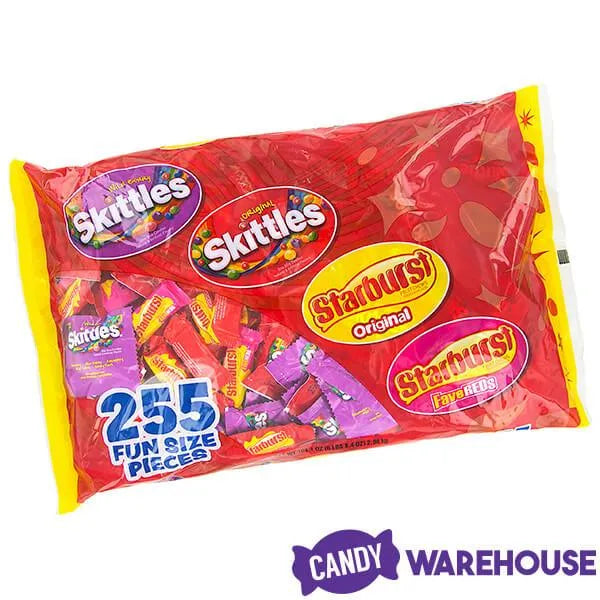 Skittles - Starburst Fun Size Treats: 255-Piece Bag