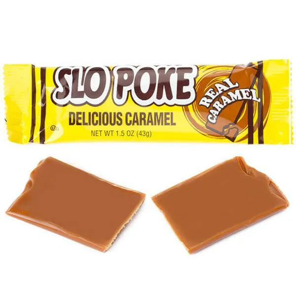 Slo Poke Caramel Candy Bars: 24-Piece Box