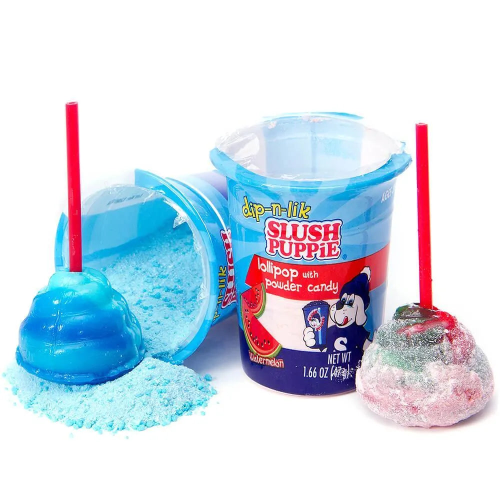 Slush Puppie Dip-n-Lik Candy Packs: 12-Piece Display