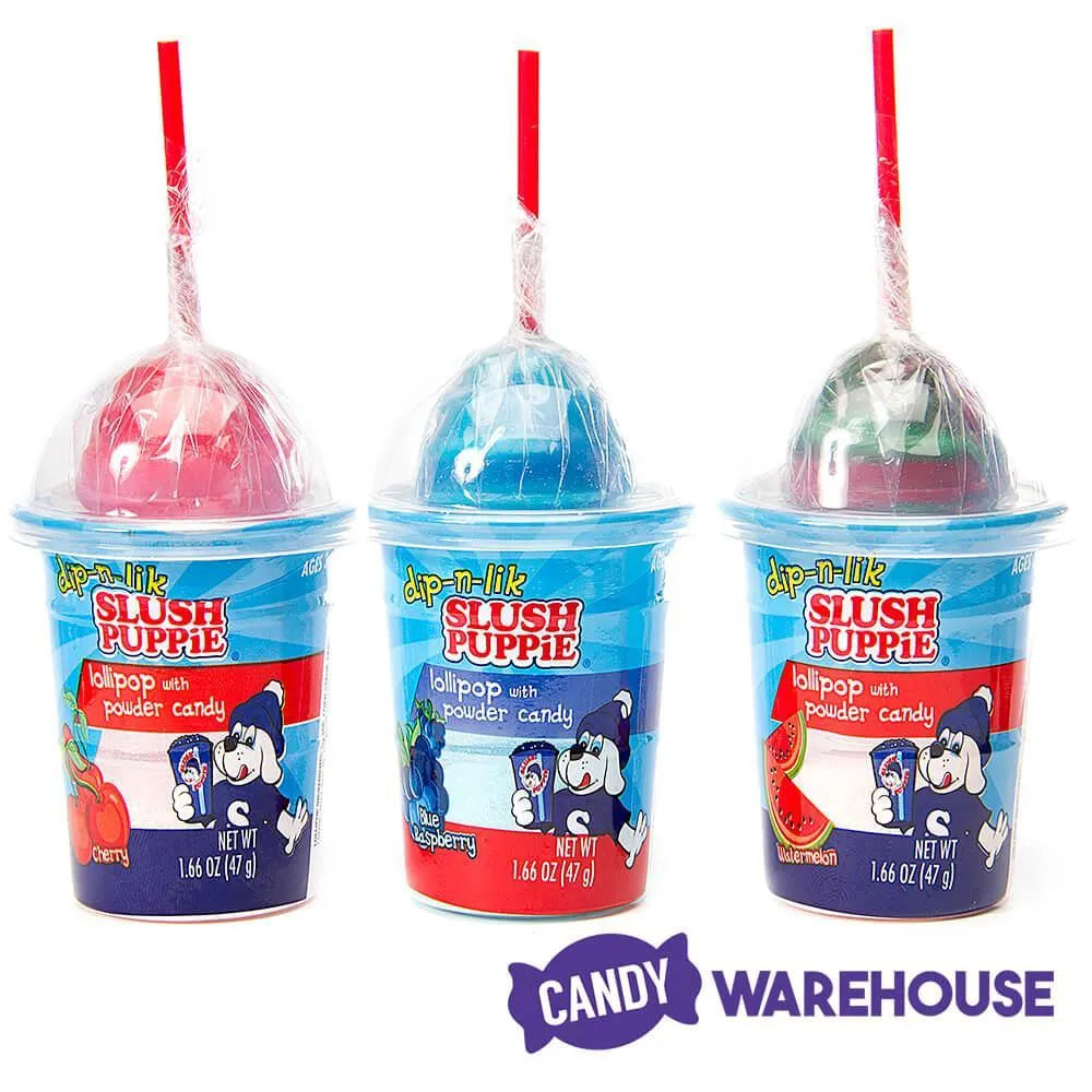 Slush Puppie Dip-n-Lik Candy Packs: 12-Piece Display