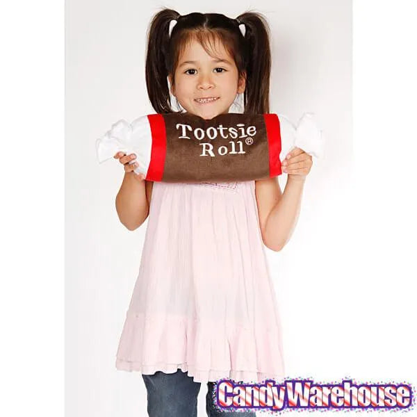 Small Plush Candy Pillow - Tootsie Roll