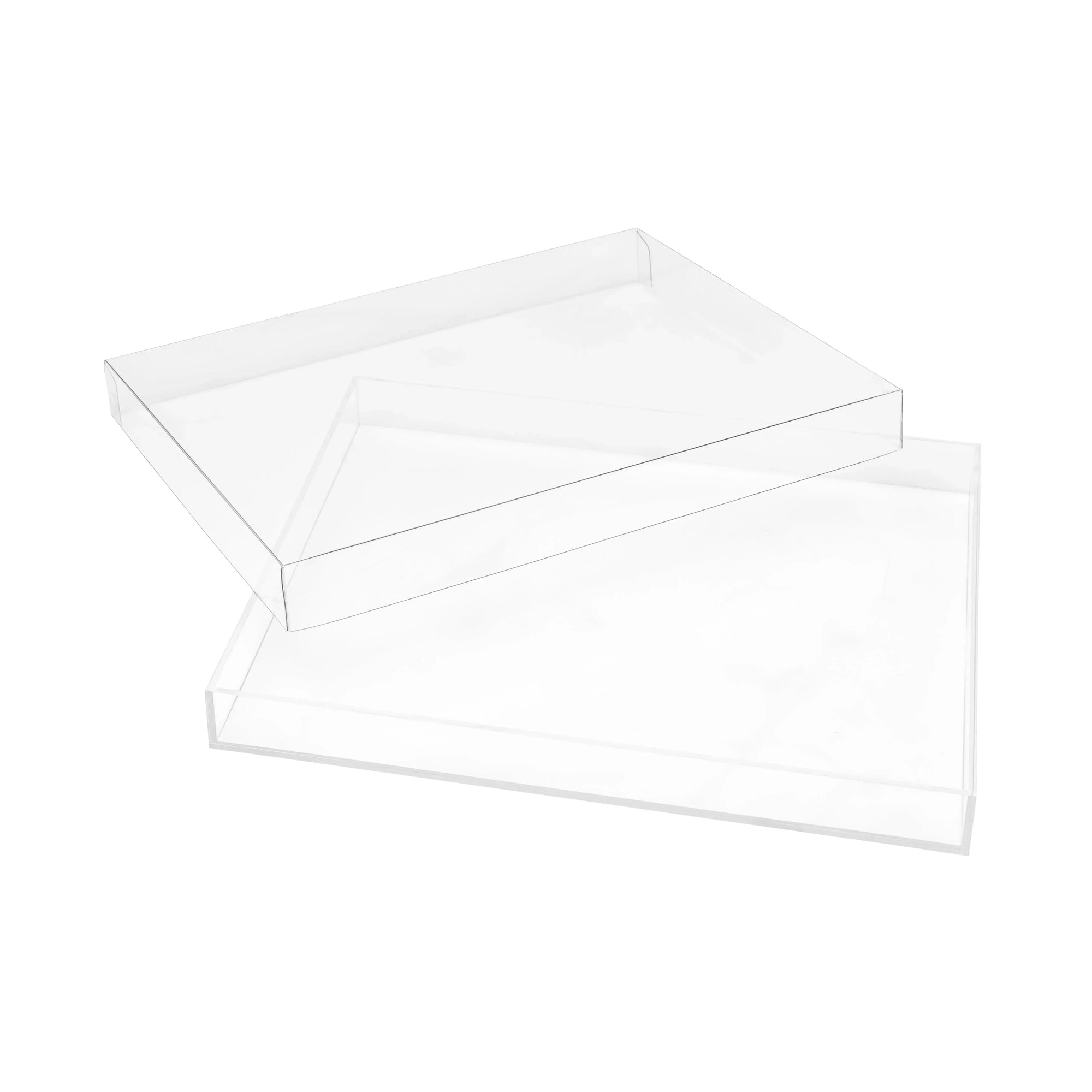 Clear Acrylic Serving Tray With Lid