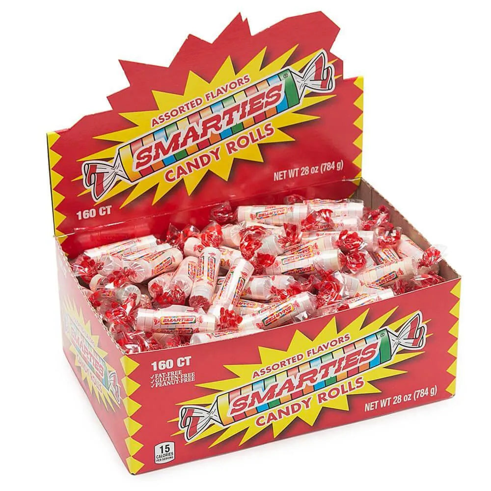 Smarties Candy Mini Rolls: 160-Piece Box