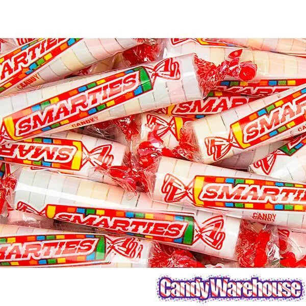 Smarties Candy Rolls: 180-Piece Tub