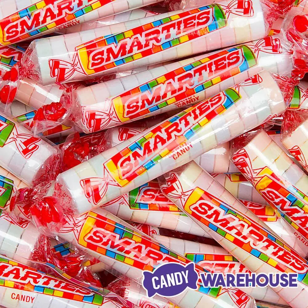 Smarties Candy Rolls: 40LB Case