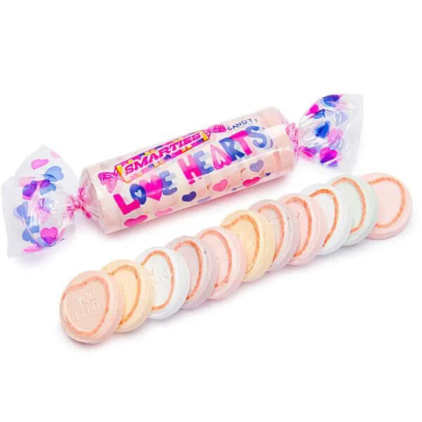 Smarties Love Hearts Candy Rolls: 5LB Bag