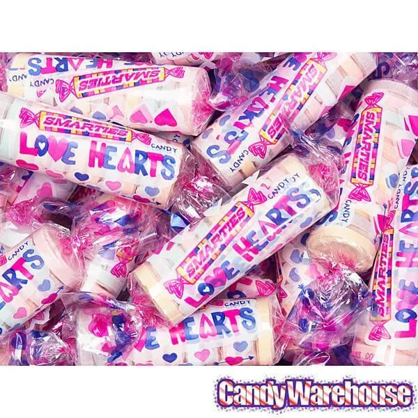 Smarties Love Hearts Candy Rolls: 5LB Bag