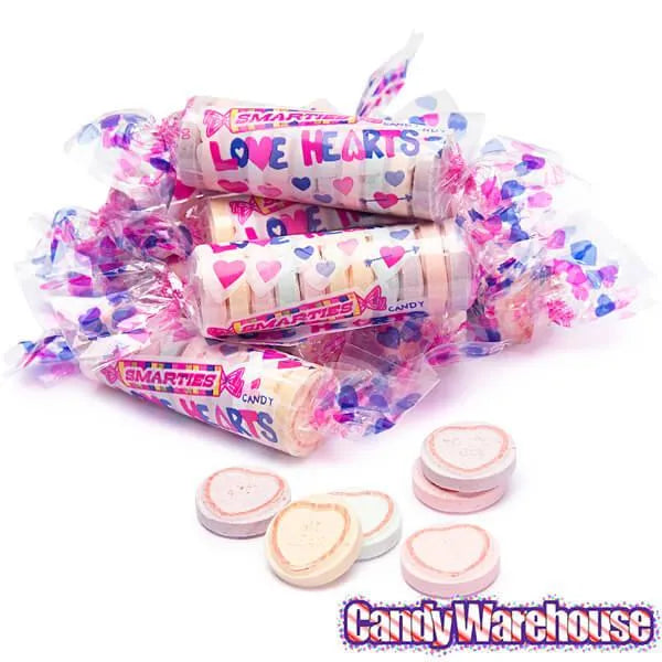 Smarties Love Hearts Candy Rolls: 5LB Bag