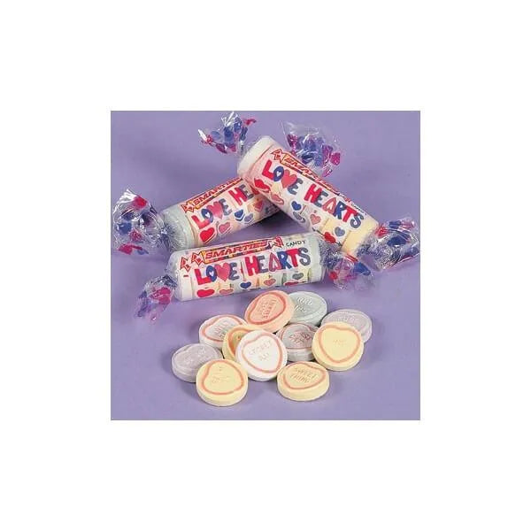 Smarties Love Hearts Candy Rolls: 5LB Bag