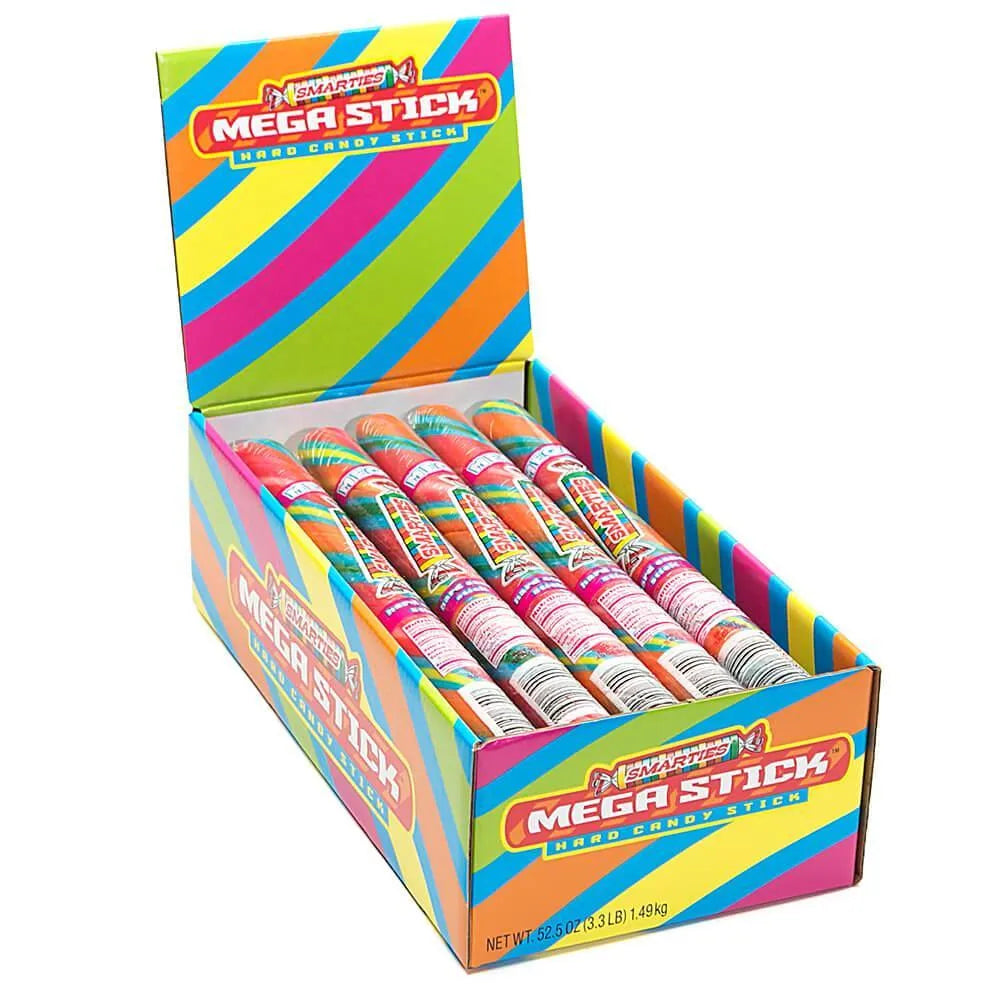 Smarties Mega Candy Sticks: 15-Piece Box