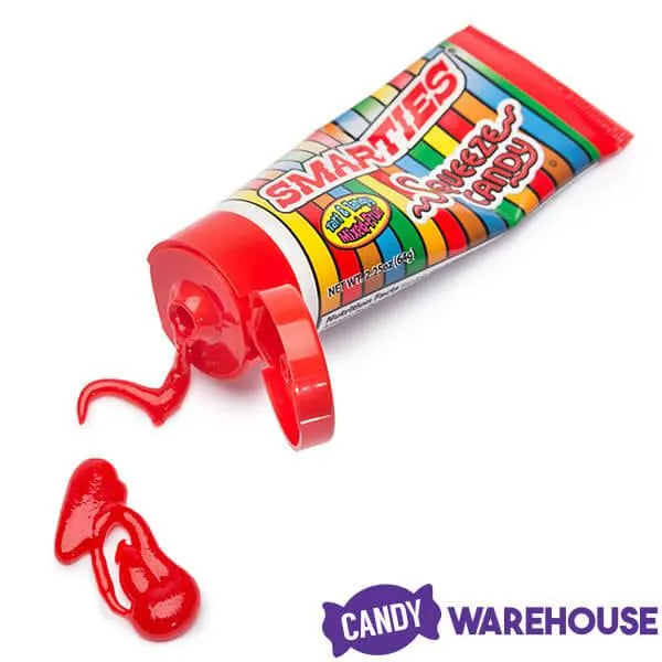 Smarties Squeeze Candy Tubes: 12-Piece Box