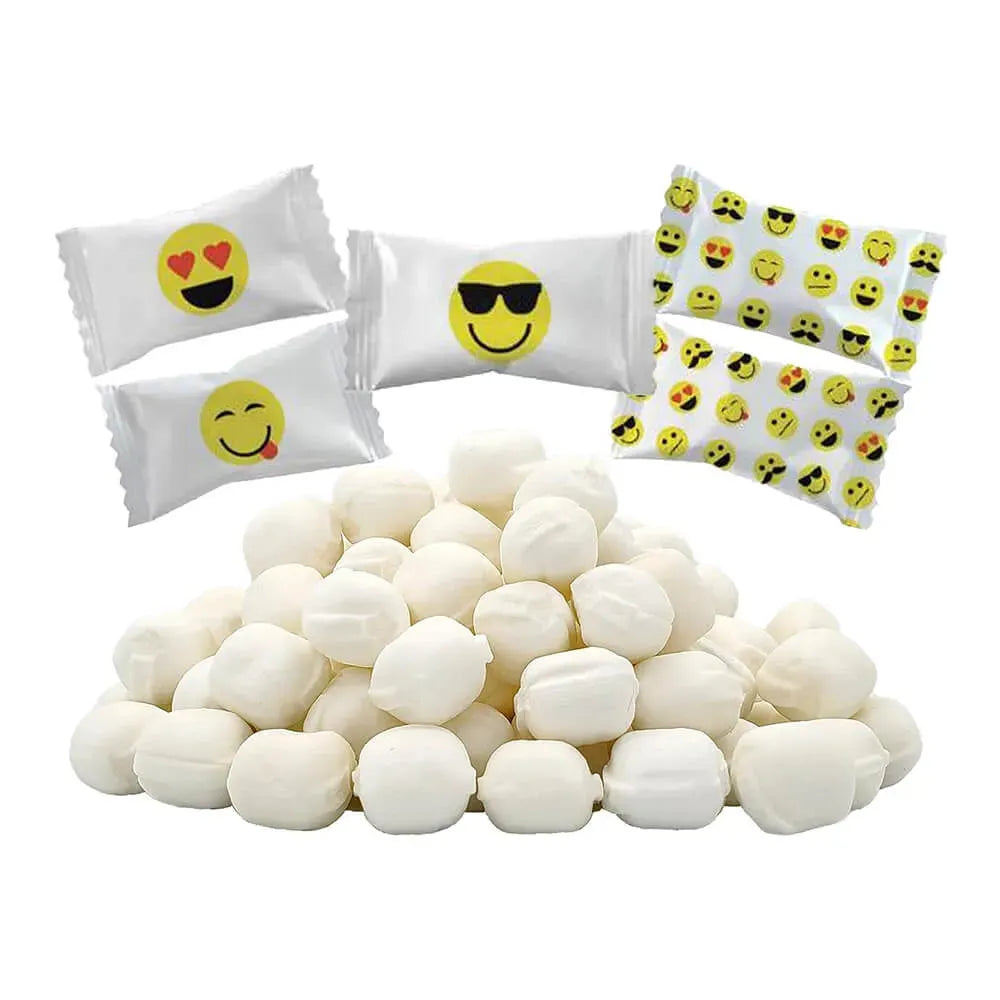 Smiley Face Wrapped Butter Mint Creams: 300-Piece Case