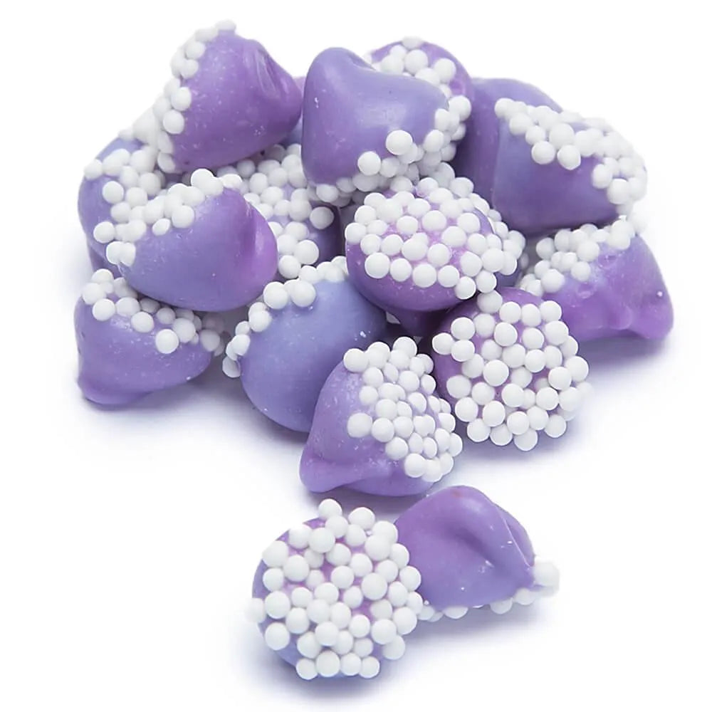 Smooth and Melty Mini Nonpareil Mint Chocolate Chips - Purple: 16-Ounce Bag