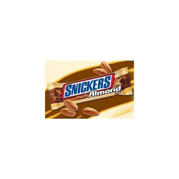 Snickers Almond Candy Bars: 24-Piece Box