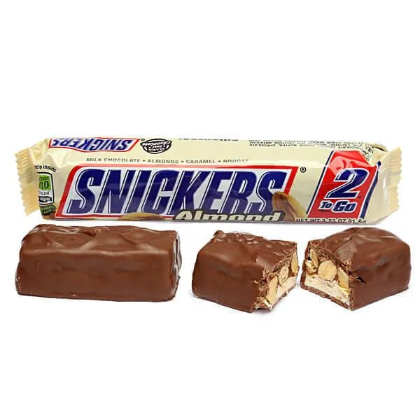 Snickers Almond King Size Candy Bars: 24-Piece Box