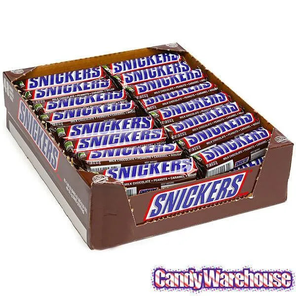 Snickers Candy Bars: 48-Piece Box