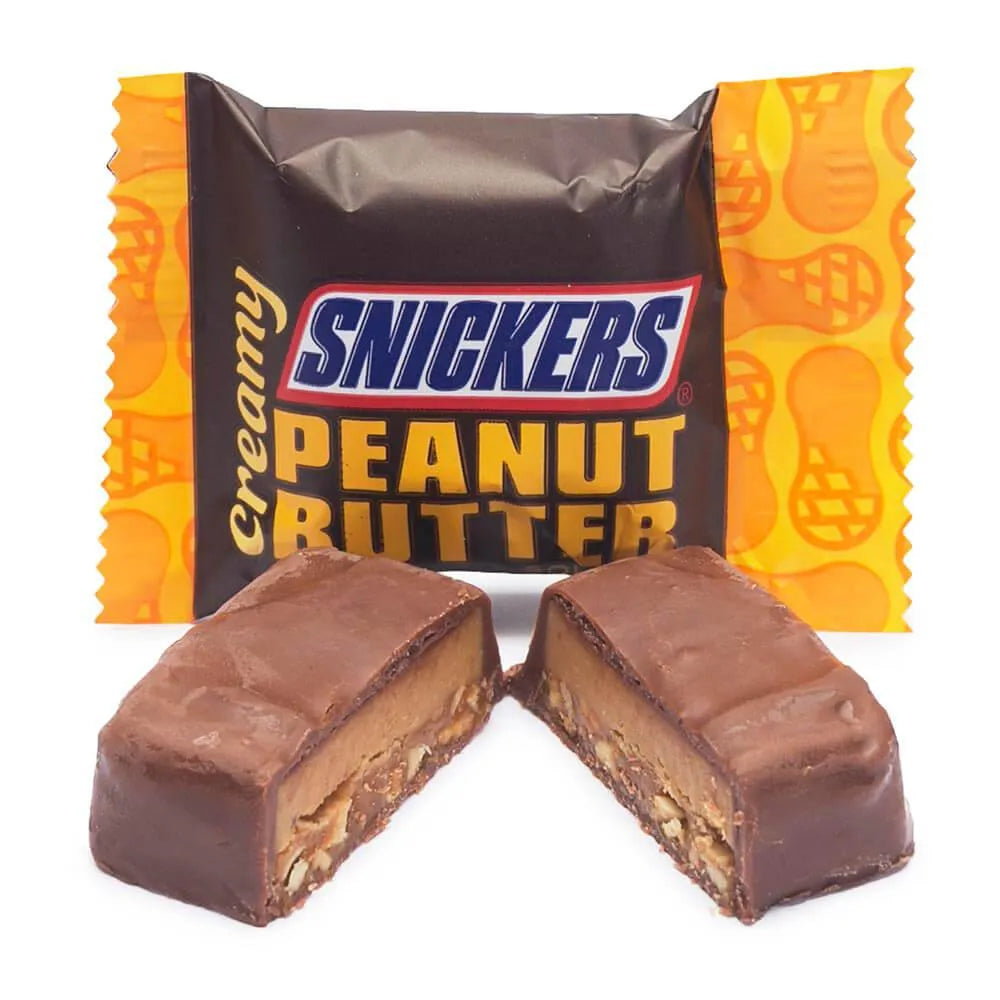 Snickers Creamy Peanut Butter Fun Size Candy Squares: 7.7-Ounce Bag