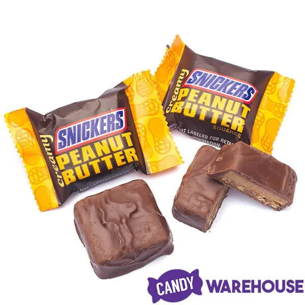 Snickers Creamy Peanut Butter Fun Size Candy Squares: 7.7-Ounce Bag