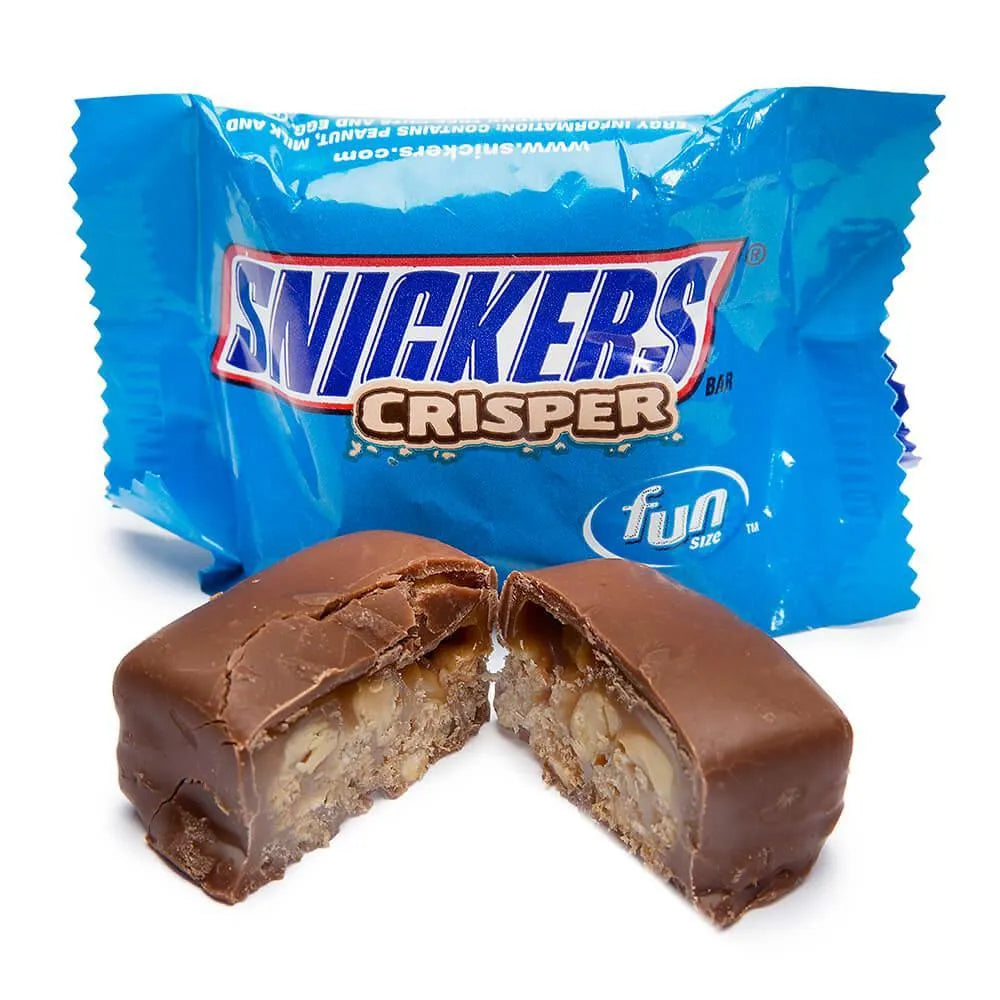 Snickers Crisper Fun Size Candy Bars: 15-Piece Bag