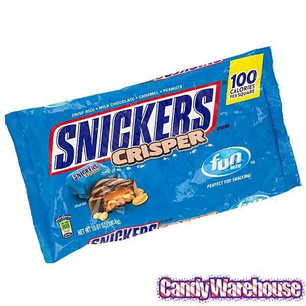 Snickers Crisper Fun Size Candy Bars: 15-Piece Bag